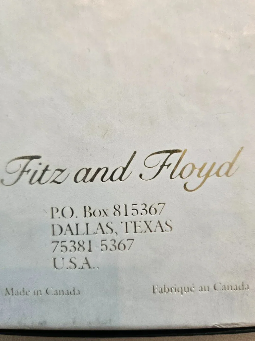VINTAGE FITZ & FLOYD 